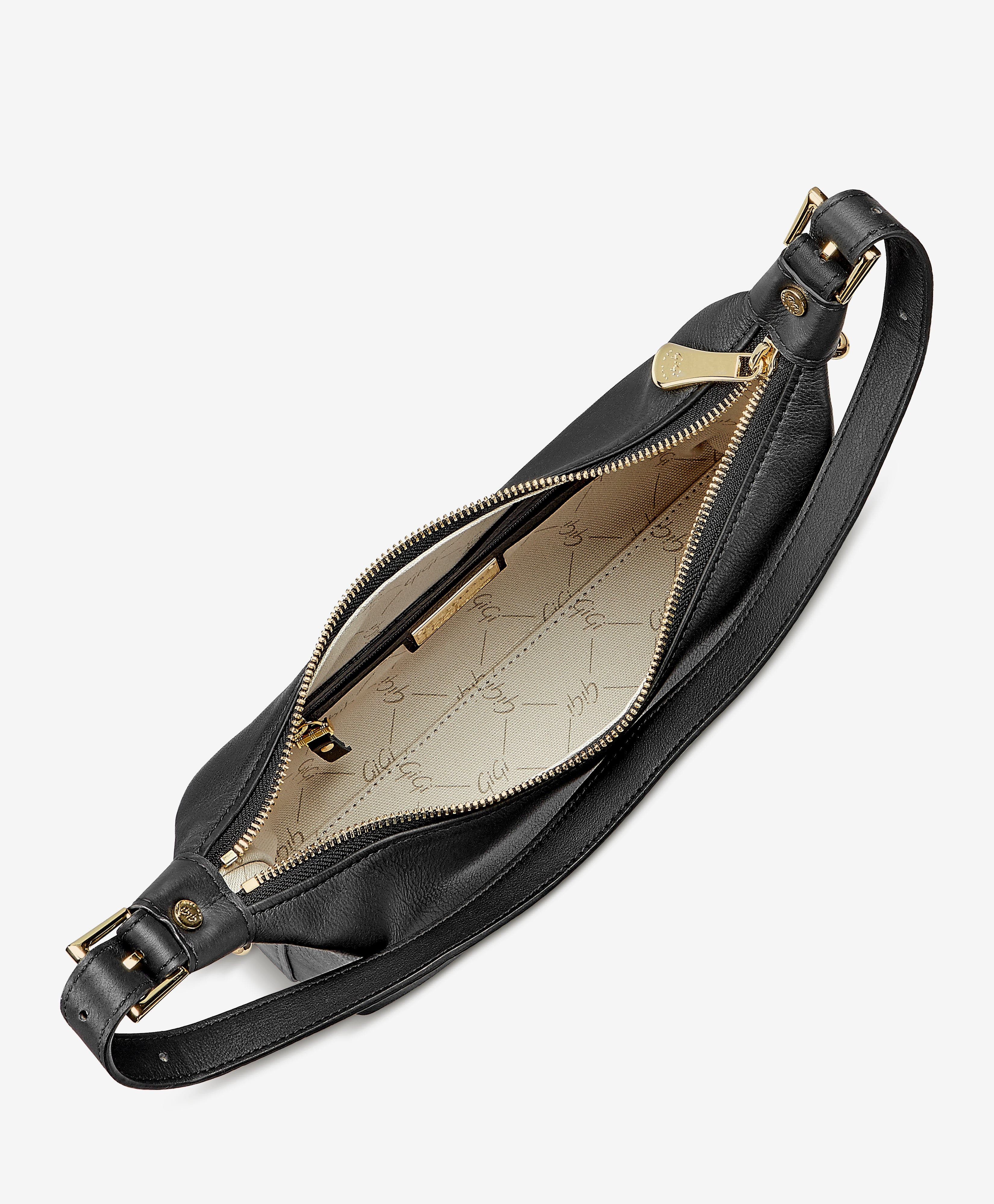 GiGi New York BLAKE SHOULDER BAG, Alternate, color, Black