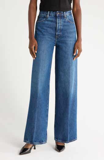 FRAME The Collegiate Super High Waist Wide Leg Jeans