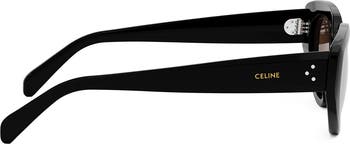 Bold 3 Dots 53mm Cat Eye Sunglasses