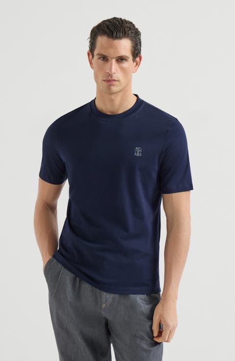 Jersey T-shirt with logo