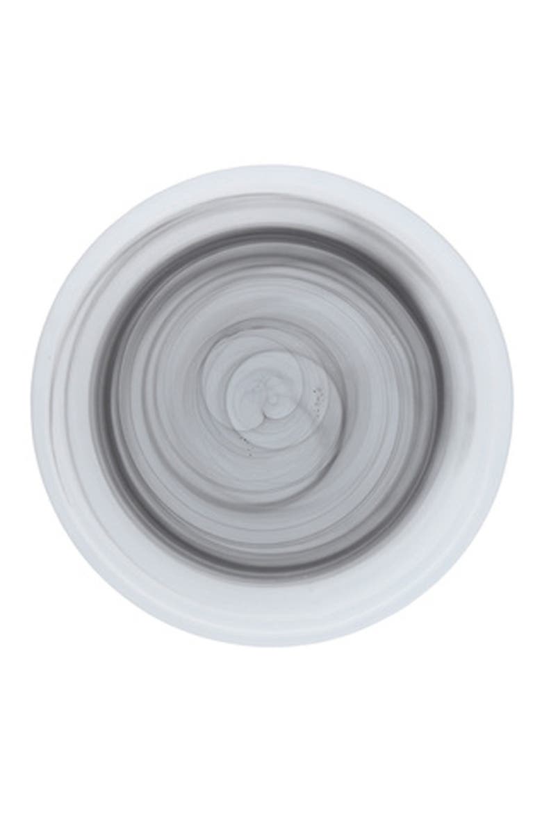 La Jolla Set of 4 Glass Salad/Dessert Plates, Main, color, GREY
