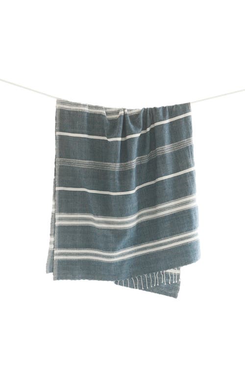 Creative Women Aden Cotton Bath Towel in Navy W/Natural  product