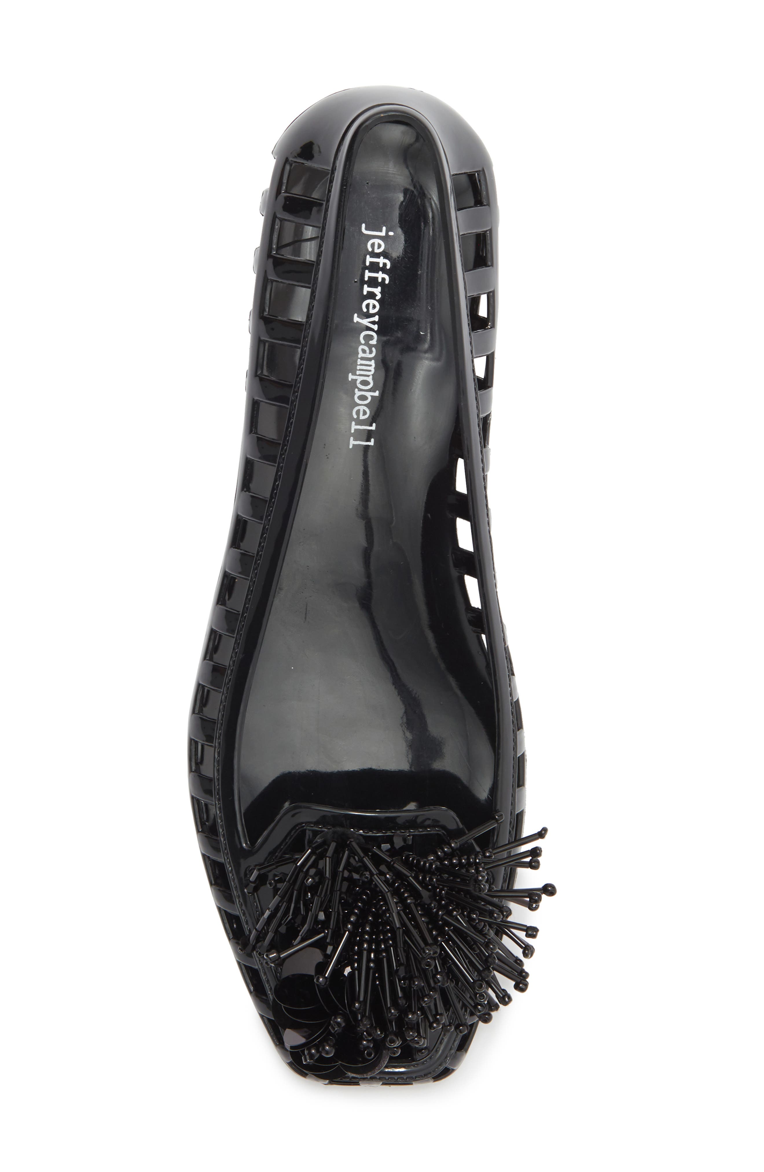 Jeffrey Campbell Urchinz Flat, Alternate, color, Black Combo