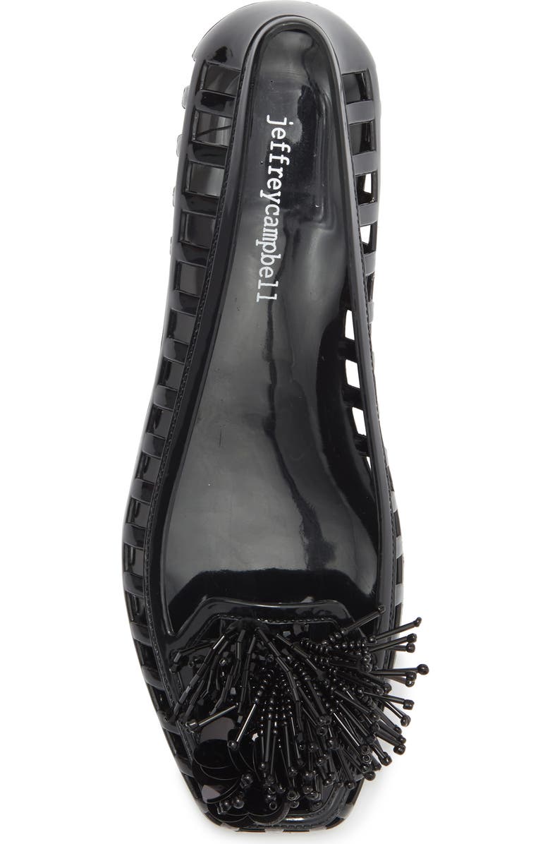 Jeffrey Campbell Urchinz Flat, Alternate, color, Black Combo
