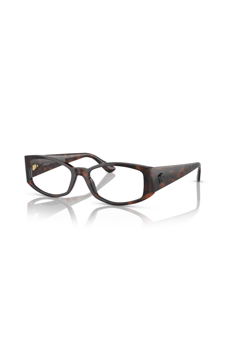 54mm Irregular optical glasses, Main, color, Tortoise