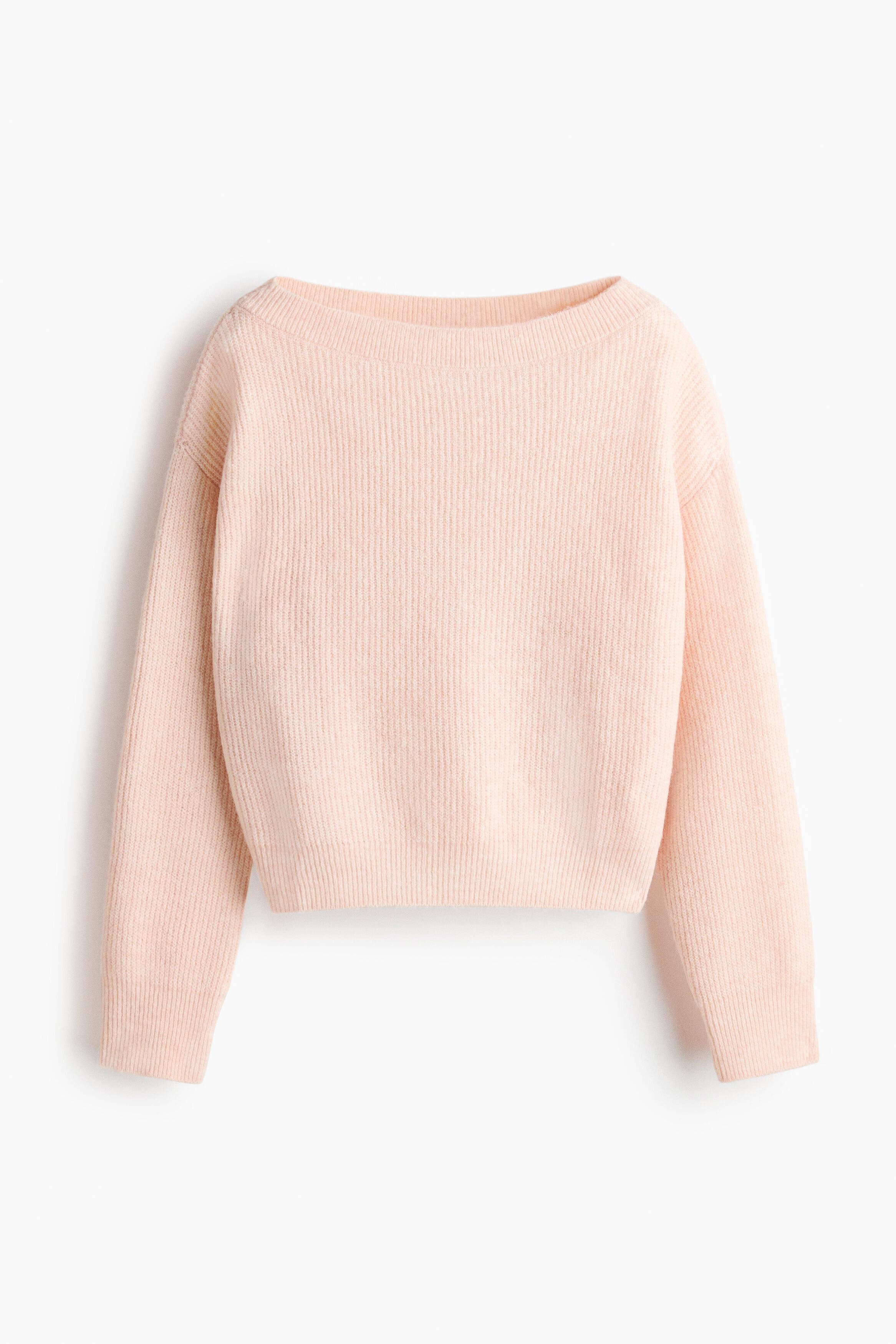 Oversized Boat-neck Jumper