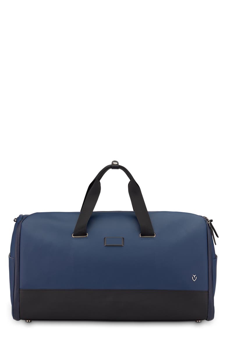 Signature 2.0 Garment Duffle Bag, Main, color, PEBBLE NAVY/PEBBLE BLACK