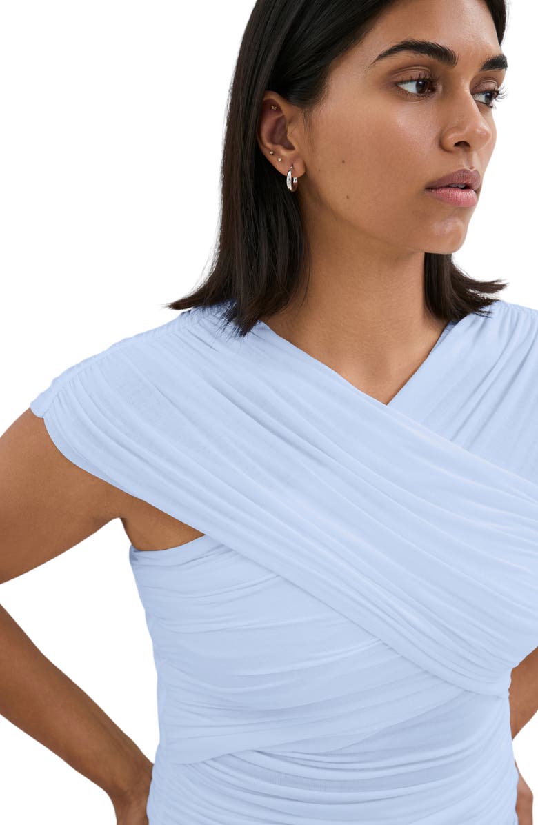 Marcella Alyssa Infinity Jersey Top, Alternate, color, Ice Blue