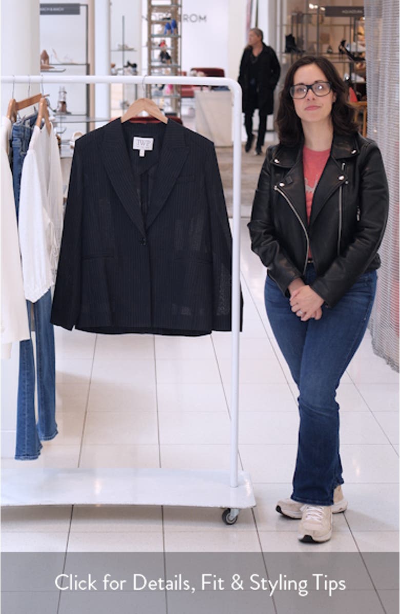 Husband Pinstripe Blazer, sales video thumbnail
