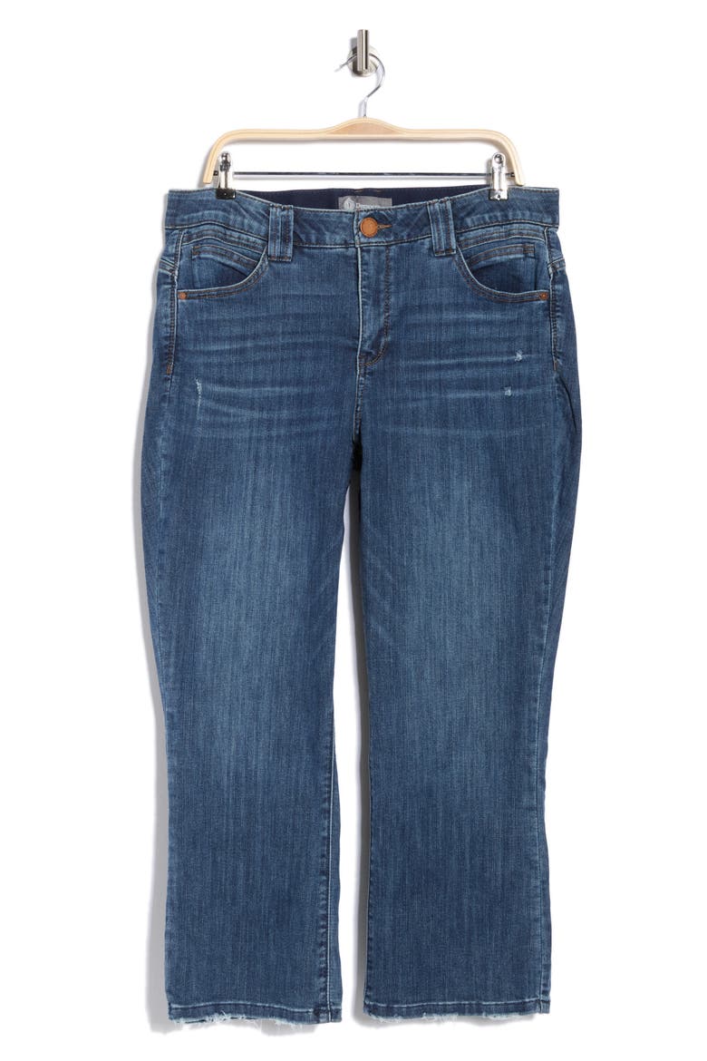 Crop Flare Jeans, Alternate, color, INDIGO ARTISANAL