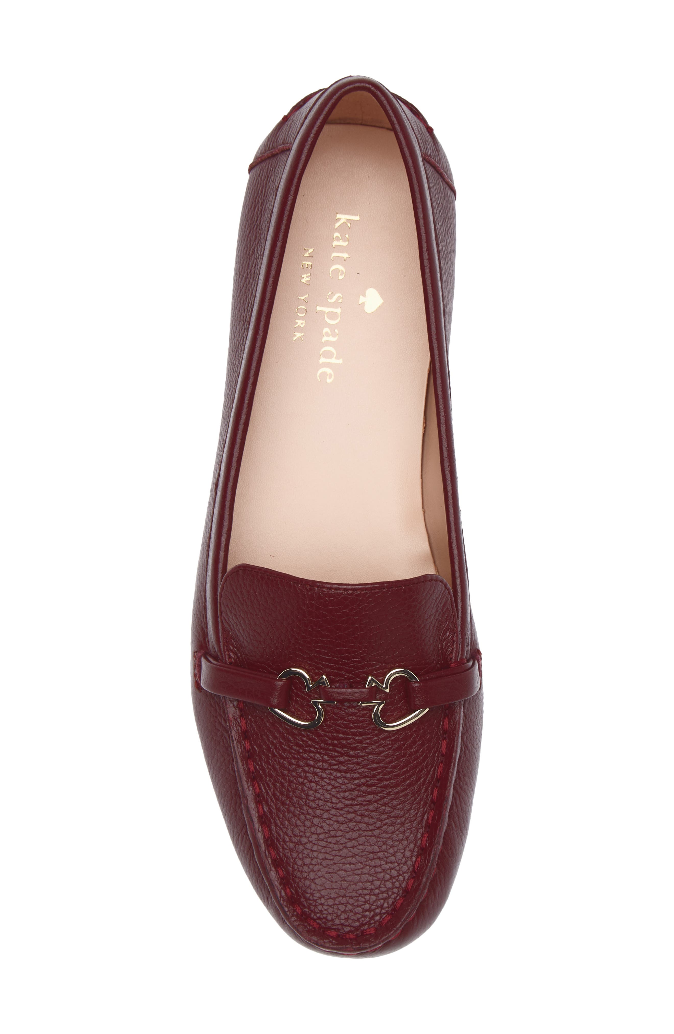 Briana Loafer, Alternate, color, MERLOT