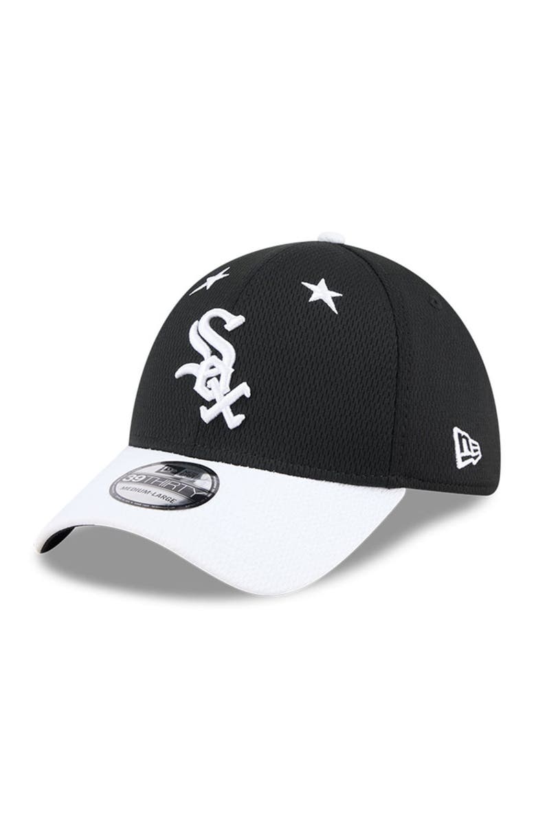 New Era Men's New Era Black/White Chicago White Sox 2025 MLB All-Star Game 39THIRTY Flex Hat, Alternate, color,