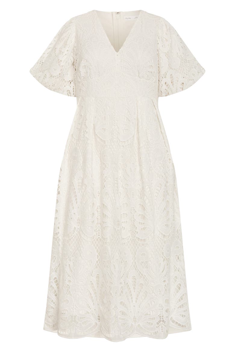 Kylee Lace Maxi Dress, Alternate, color, IVORY