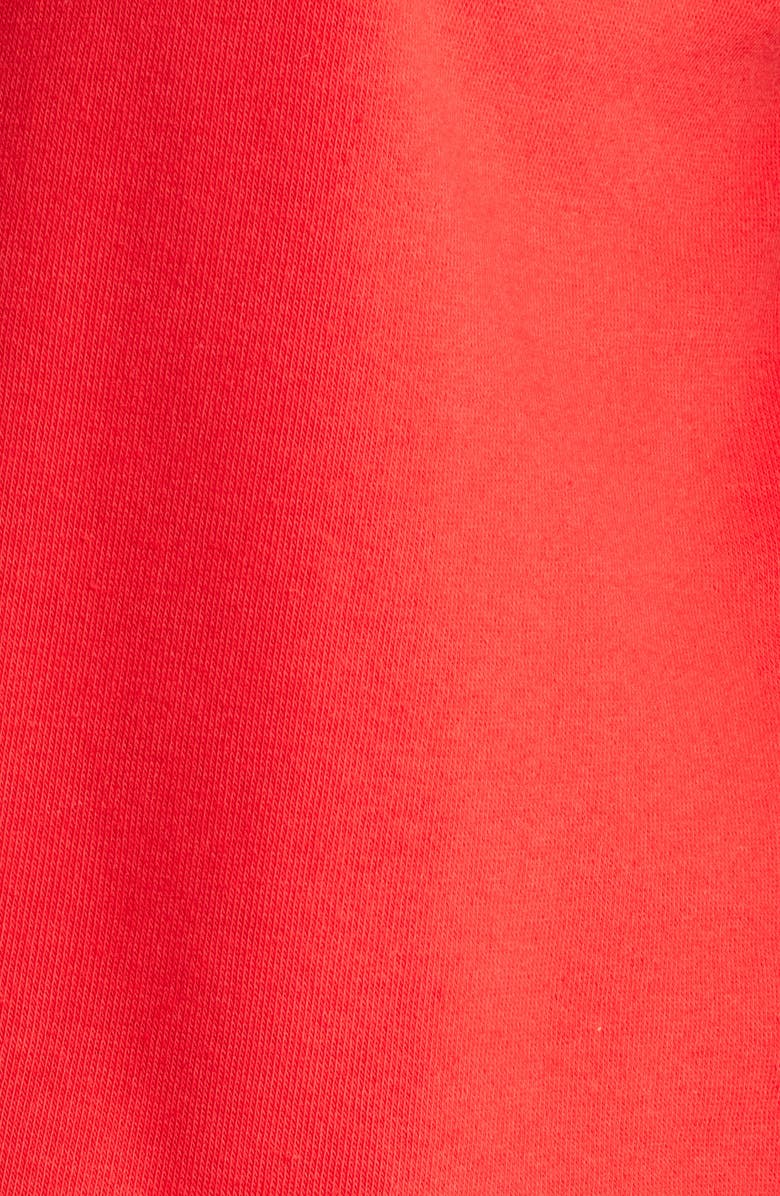 WEAR by Erin Andrews Women's WEAR by Erin Andrews Heather Red Toronto Raptors Mixed Letter Cropped Pullover Sweatshirt, Alternate, color, Heather Red