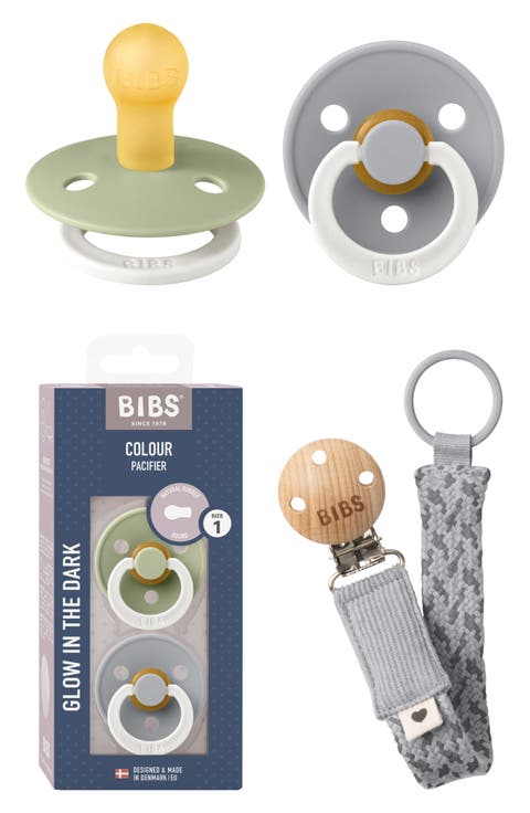 Pacifer, Pacifier Box & Pacifier Clip Set