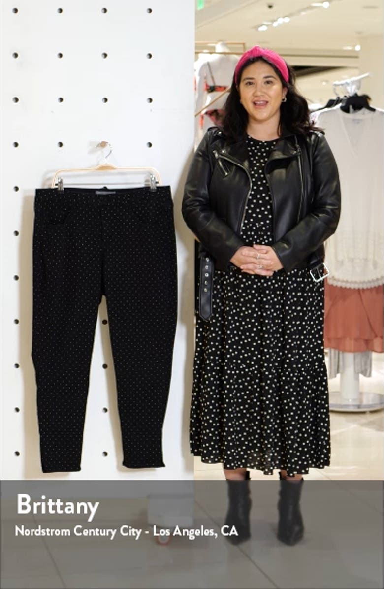 Ab-Solution Micro Dot Ankle Jeans, sales video thumbnail