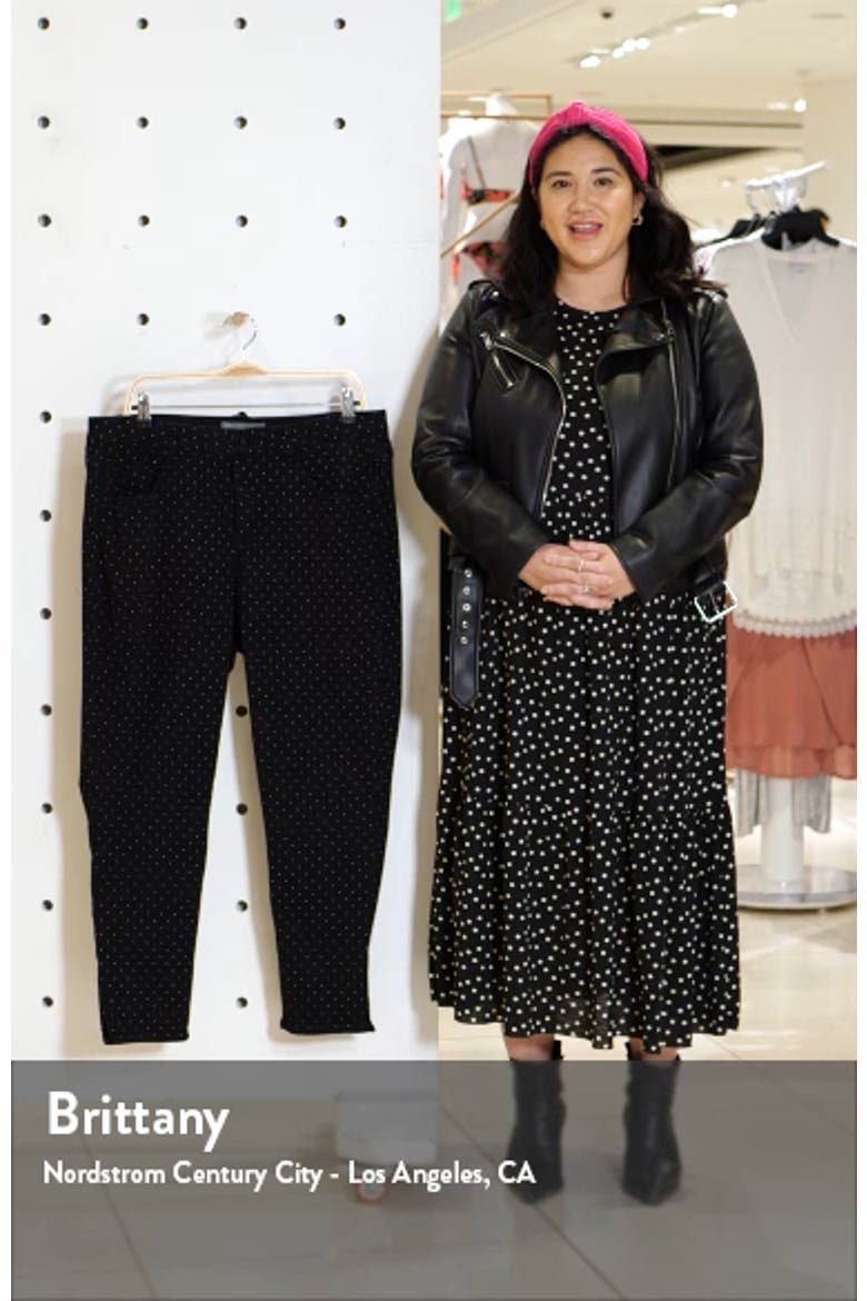 Ab-Solution Micro Dot Ankle Jeans (Nordstrom Exclusive) video