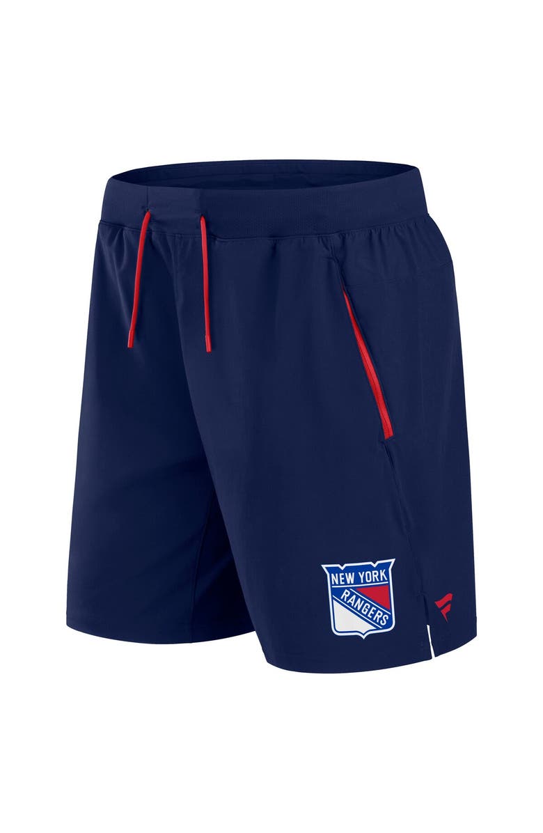 FANATICS Men's Fanatics  Navy New York Rangers Authentic Pro Rink Performance Shorts, Alternate, color, 