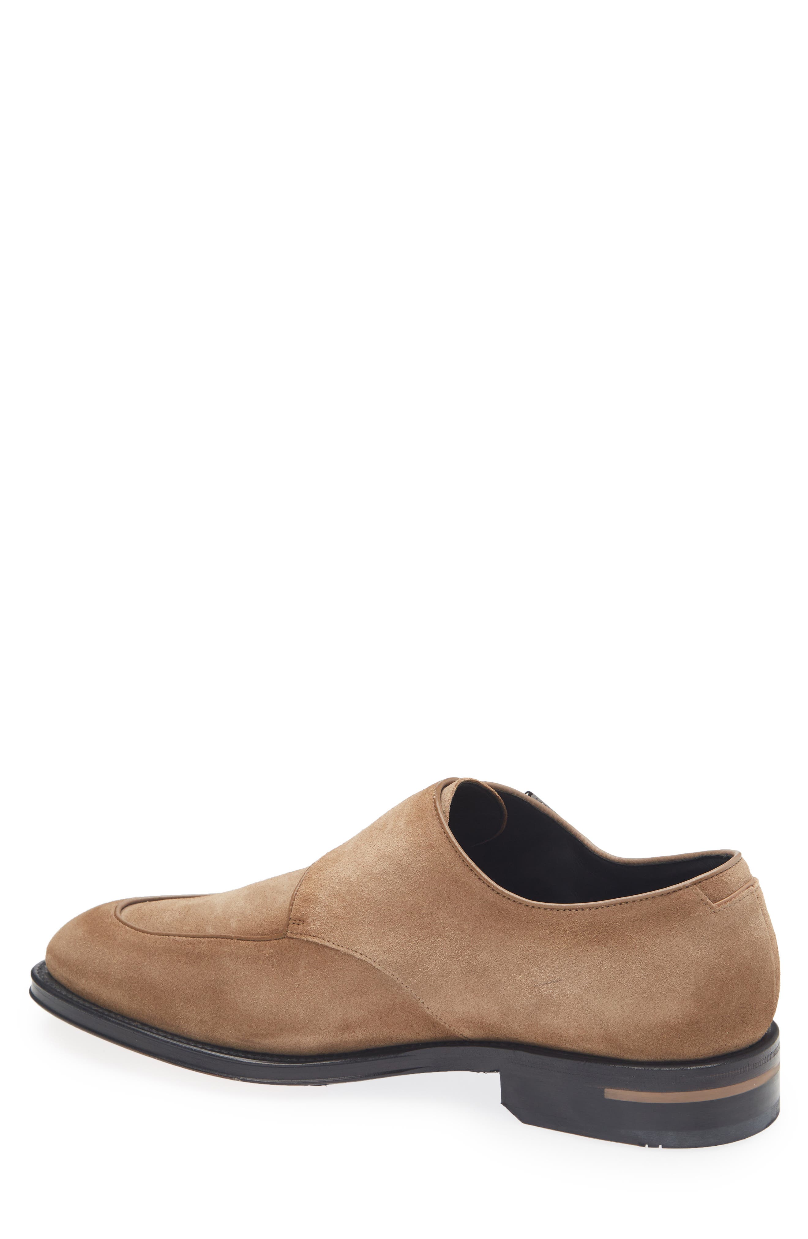 BOSS Terry Double Monk Strap Shoe, Alternate, color, Beige