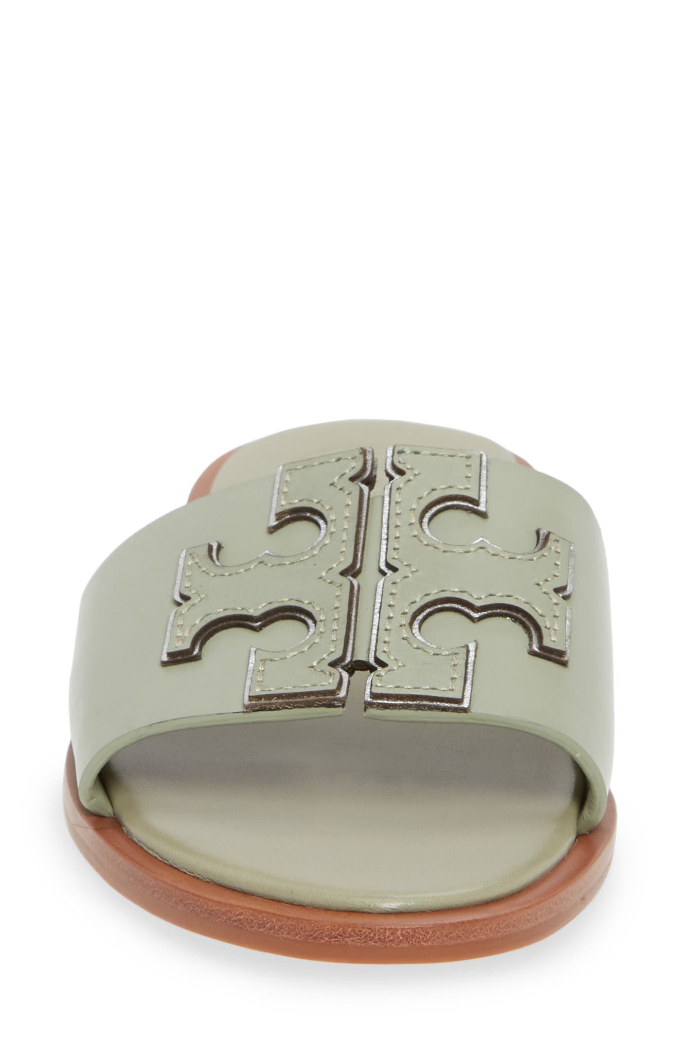 Ines Slide, Alternate, color, GARDEN SAGE / SILVER