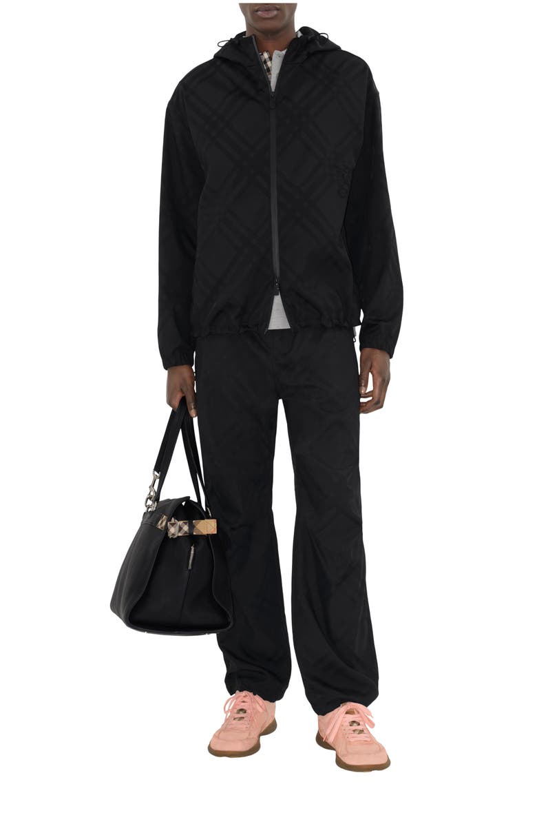 Burberry Check Nylon Cargo Trousers, Main, color, 