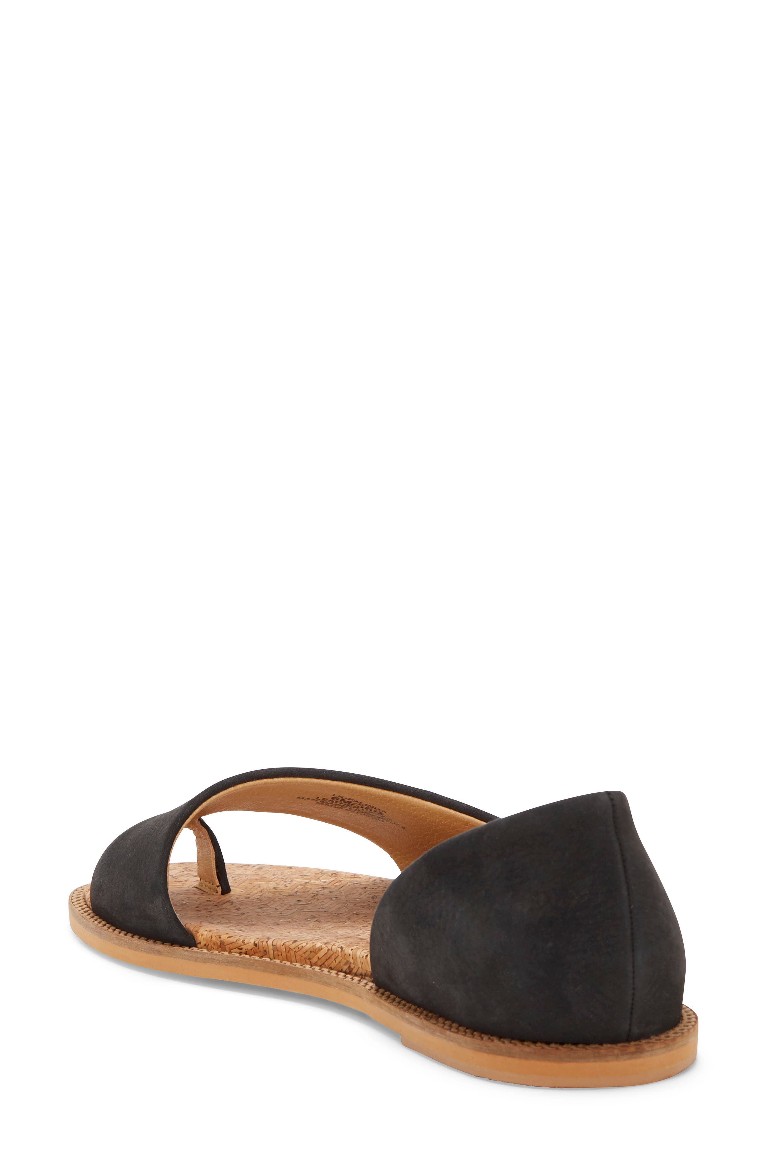 Falinda Sandal, Alternate, color, BLACK LEATHER