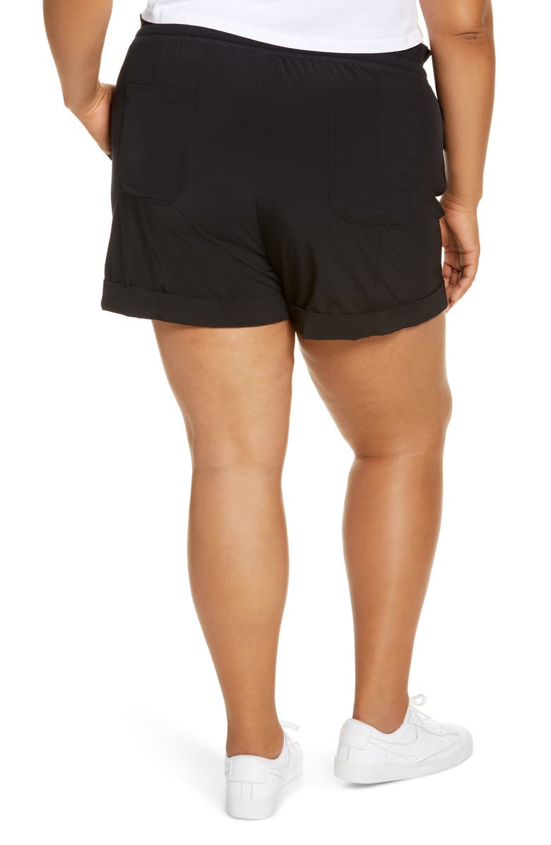 Zella High Waist Camp Shorts, Alternate, color,
