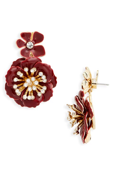 Flower Drop Earrings