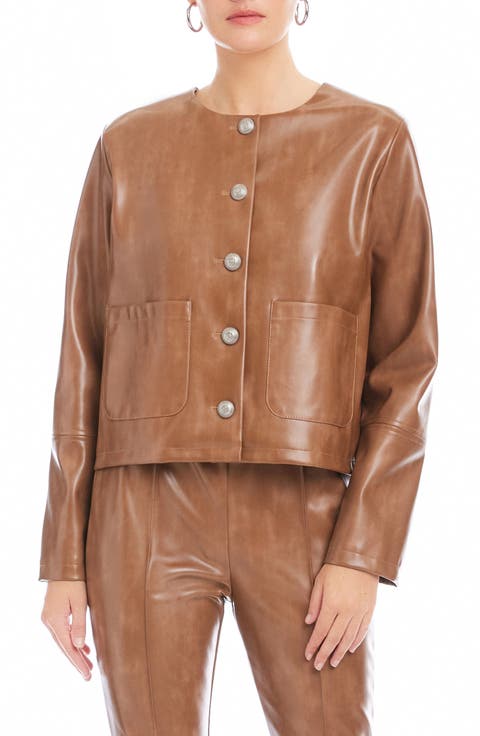 Kaylyn Faux Leather Jacket