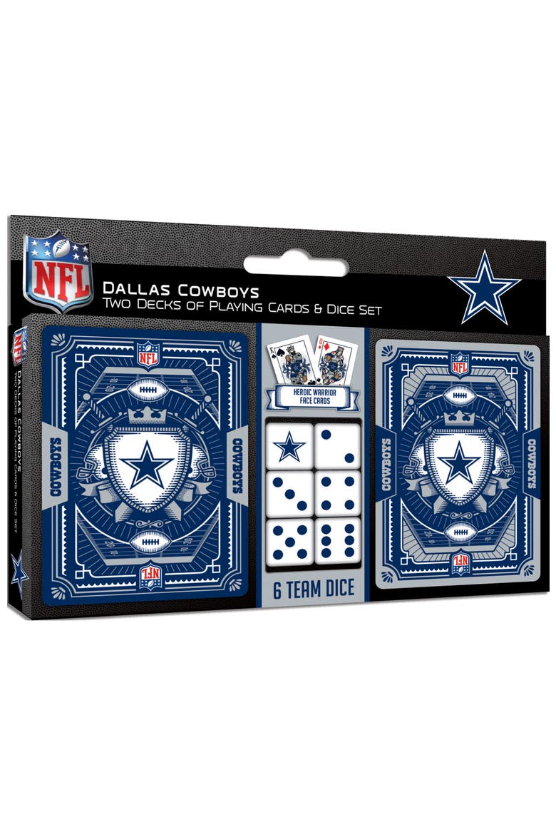 Dallas Cowboys Playing Cards & Dice, Main, color, Multicolor
