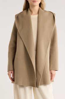 Vince Hooded Wool Blend Coat