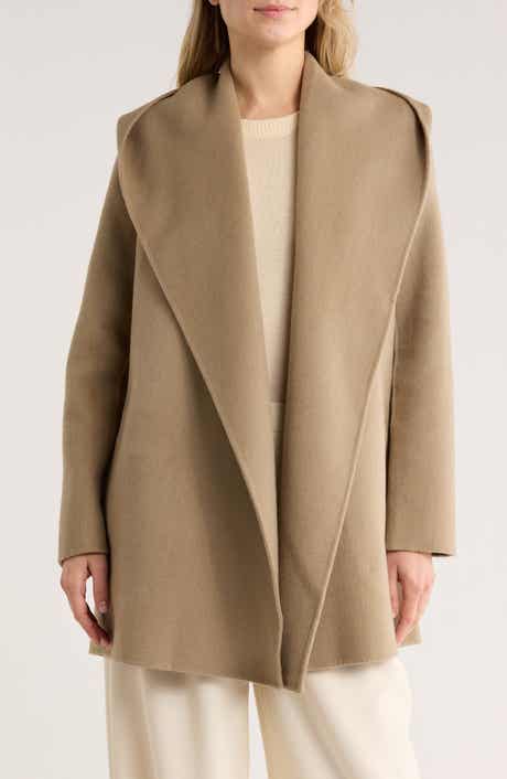 Vince Hooded Wool Blend Coat
