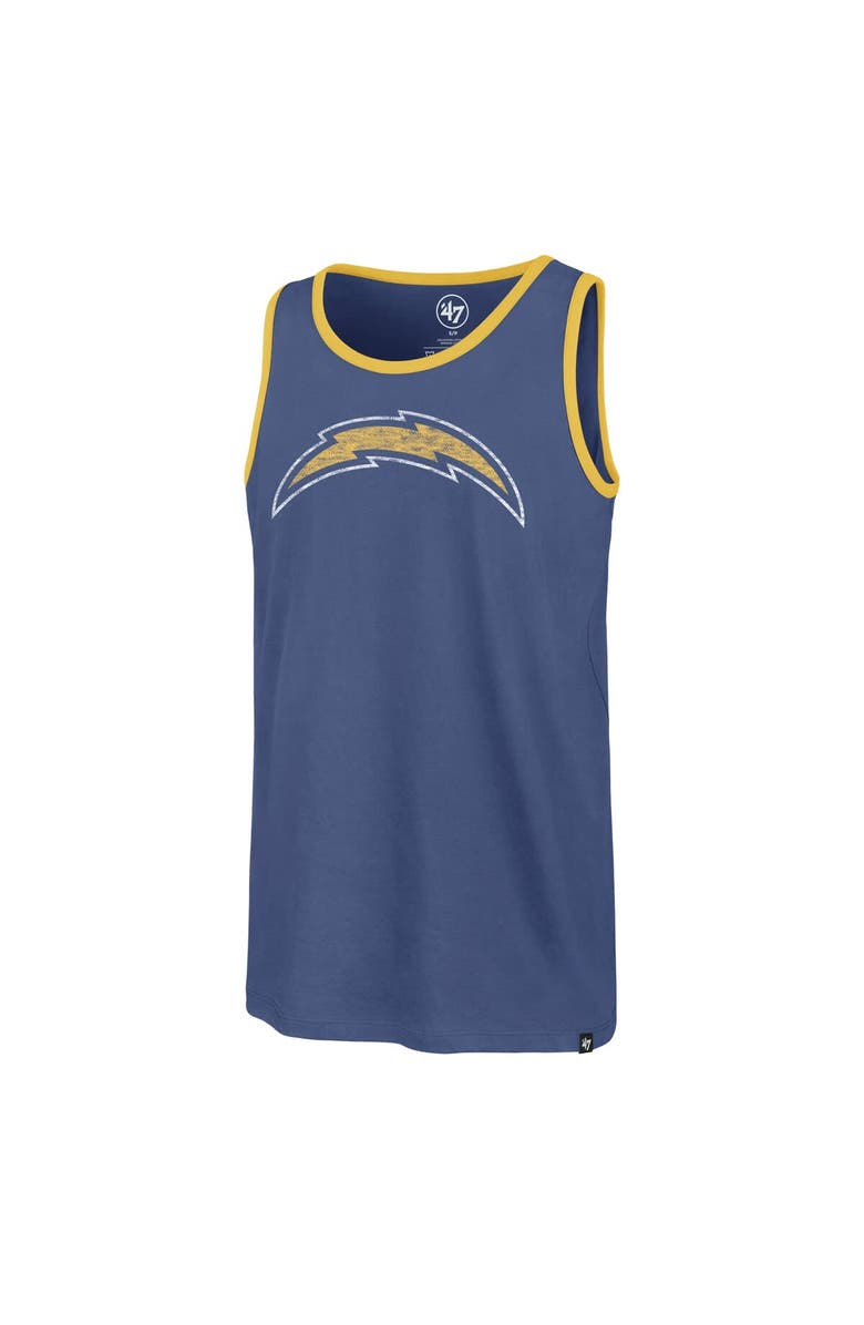 '47 Men's '47 Powder Blue Los Angeles Chargers Premier Franklin Tank Top, Alternate, color, Powder Blue