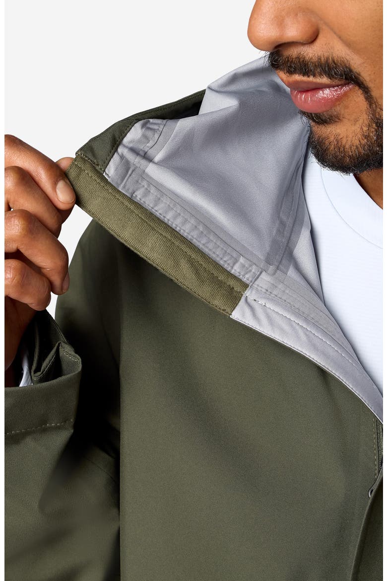 PreCip® Eco Pro Waterproof Hooded Jacket, Alternate, color, NORI