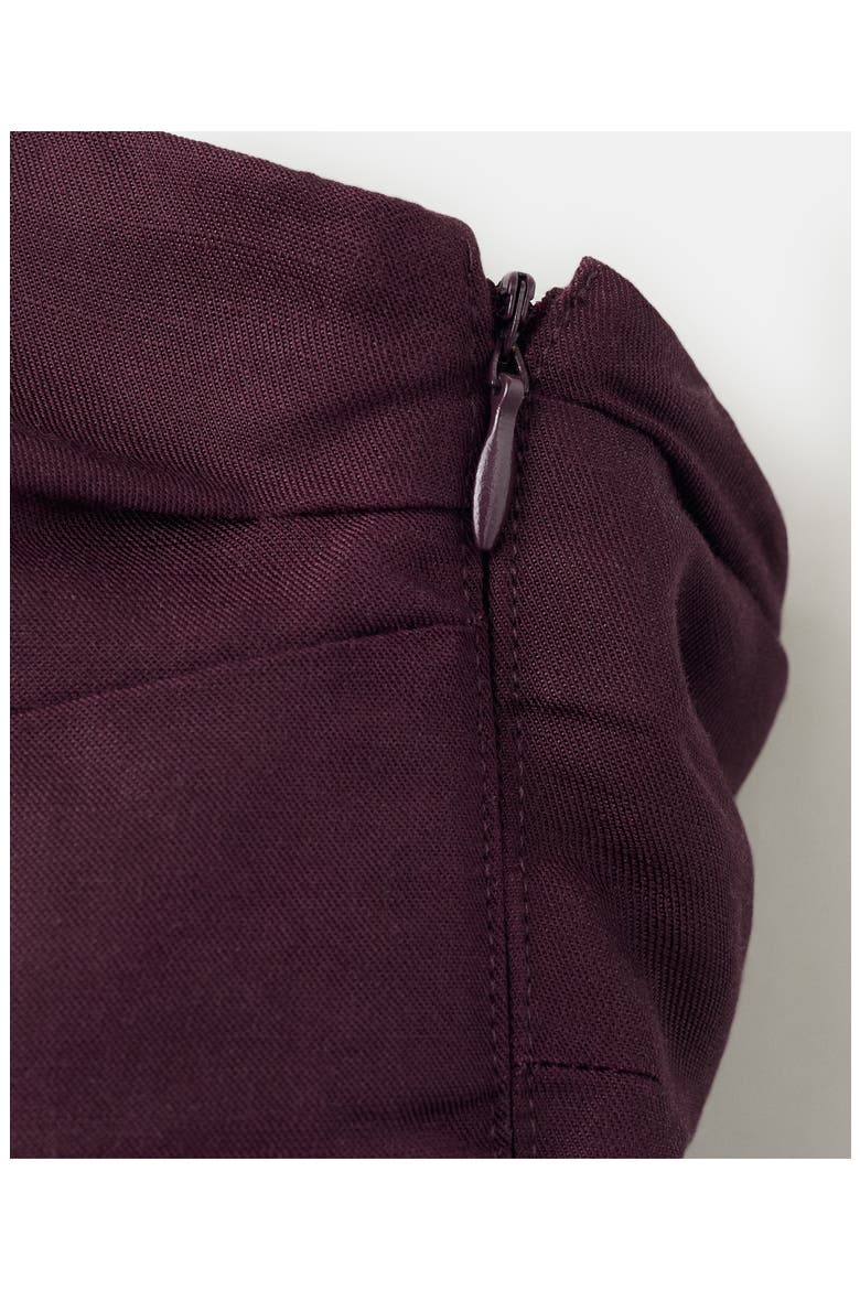 Strapless Jumpsuit, Alternate, color, WINE
