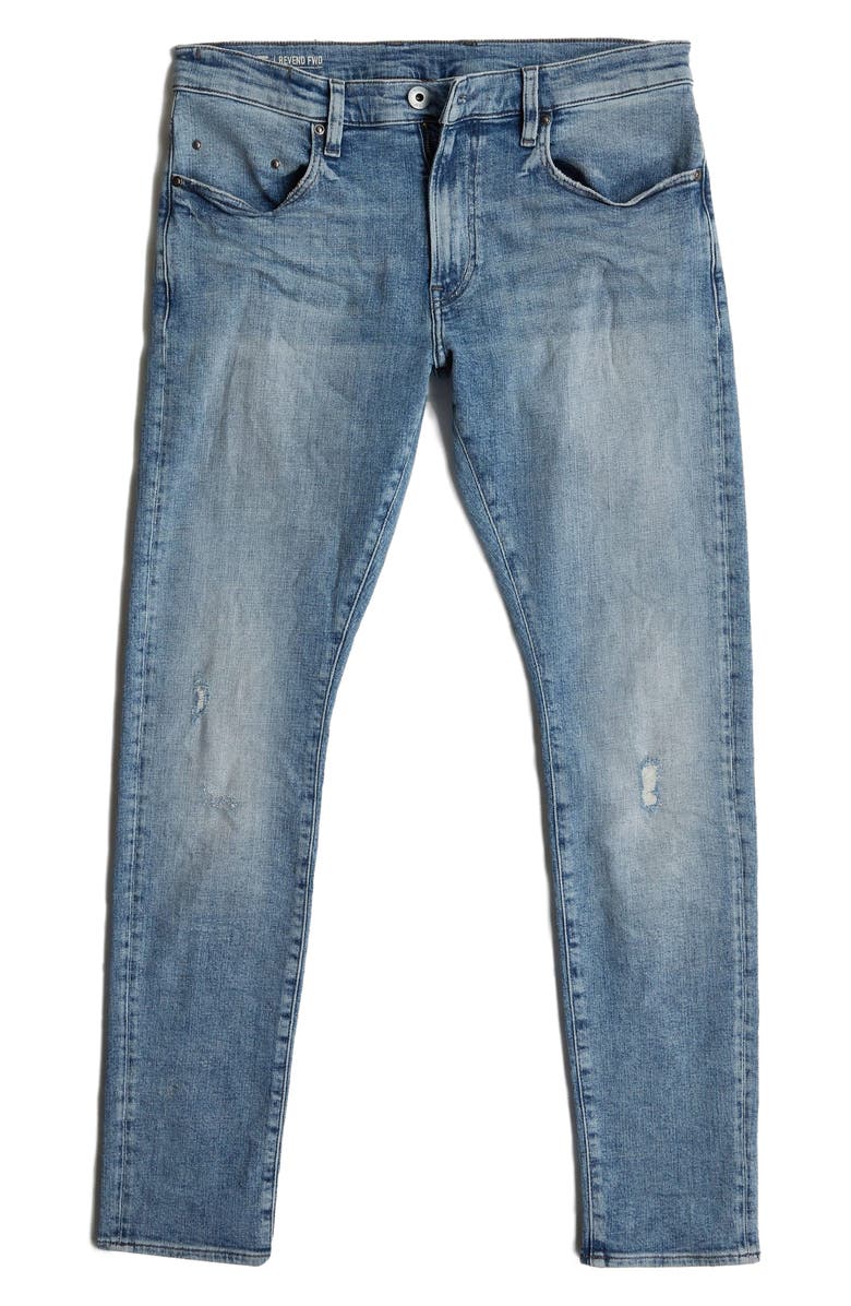 G-STAR Revend FWD Skinny Fit Jeans, Alternate, color, Antique Faded Ripped
