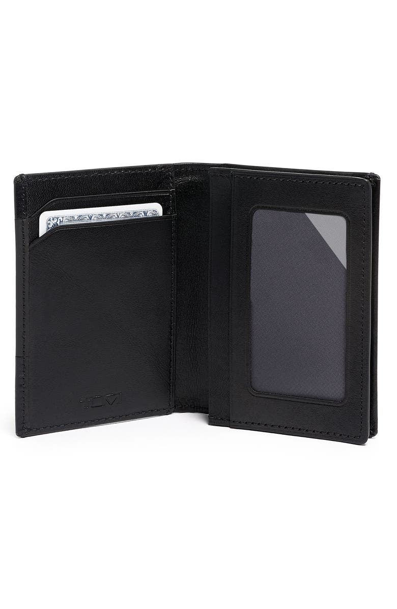 TUMI Gusseted Leather Card Case, Alternate, color, 