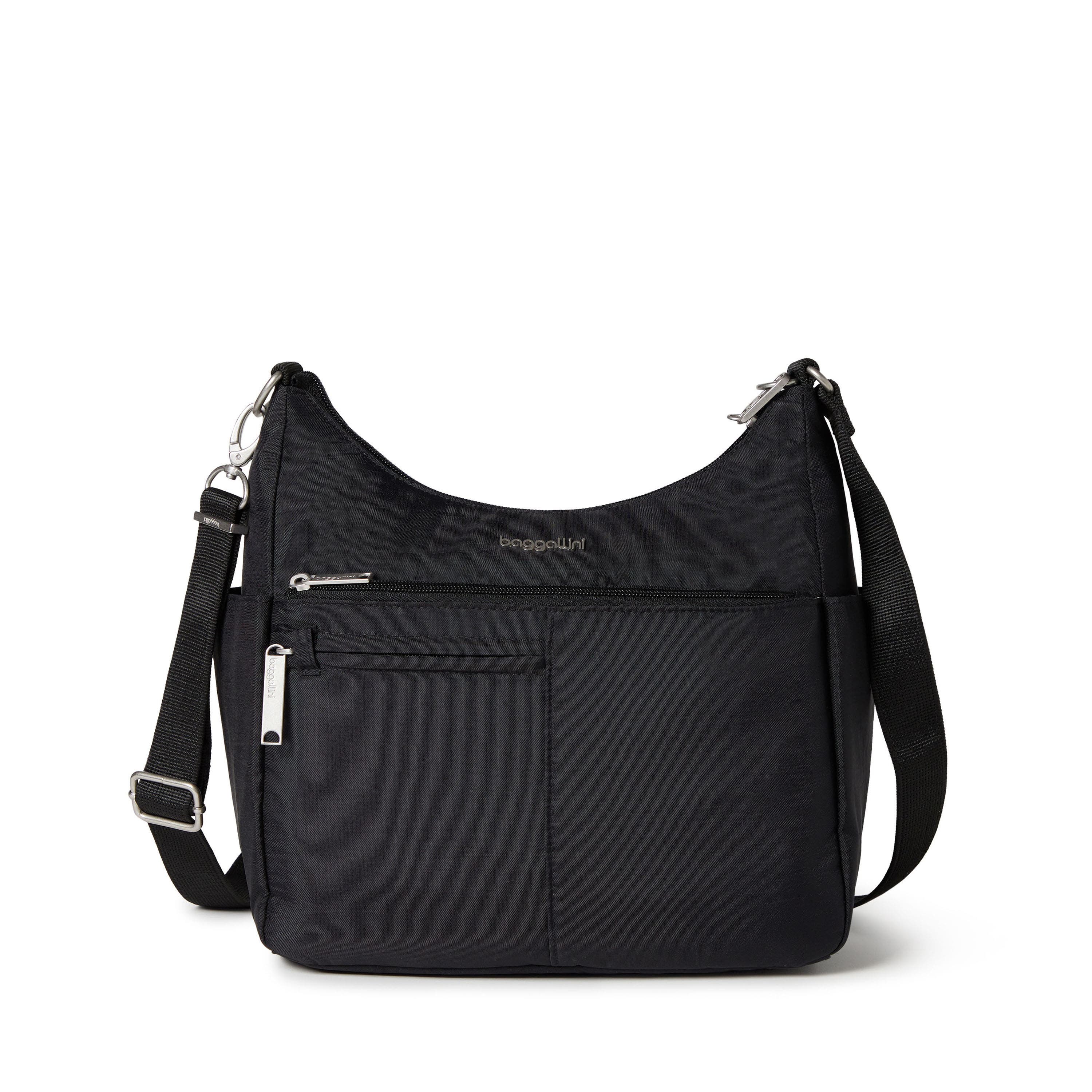 BAGGALLINI Securtex Anti-Theft Free Time Crossbody Bag, Main, color, Black