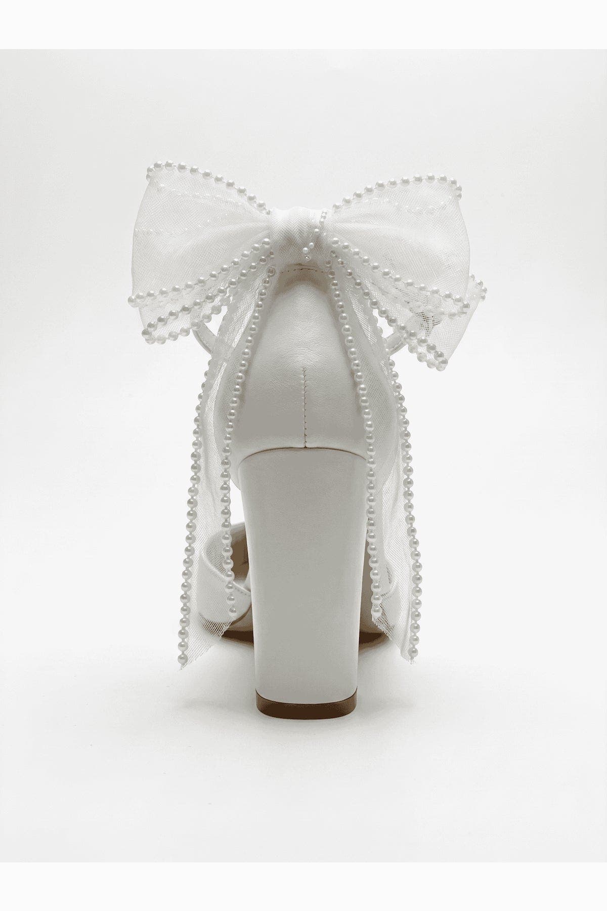 Forever & Always Shoes Elvienne Pointed Toe Block Heel Bridal Sandal, Alternate, color, 
