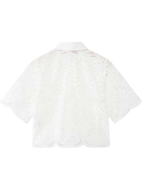 MINT VELVET MINT VELVET BRODERIE SHIRT