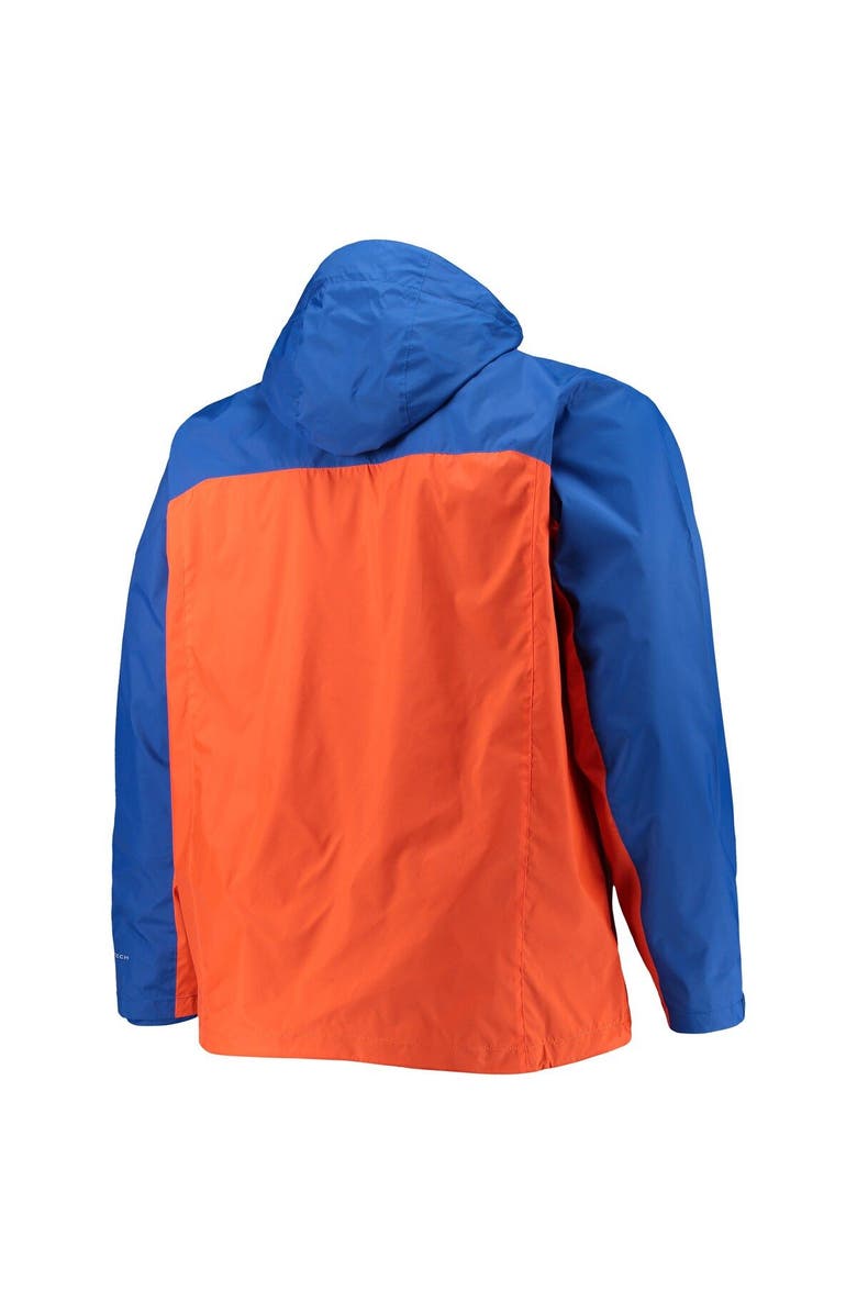 Columbia Men's Columbia Royal/Orange Florida Gators Big & Tall Glennaker Storm Omni-Tech Full-Zip Hoodie Jacket, Alternate, color,