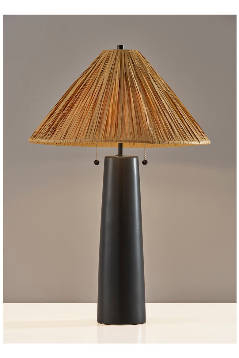 Waylon Table Lamp, Alternate, color, BLACK