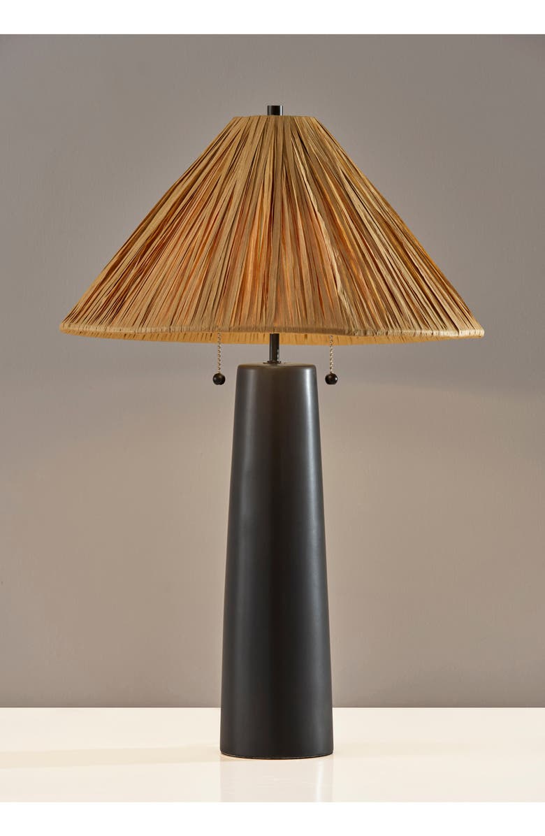 ADESSO LIGHTING Waylon Table Lamp, Alternate, color, Black