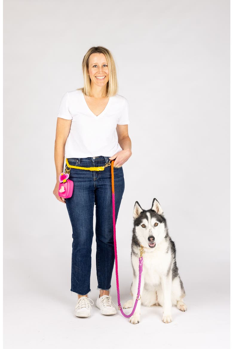 Roxy Hands-Free Rope Dog Leash, Alternate, color, Roxy 7ft