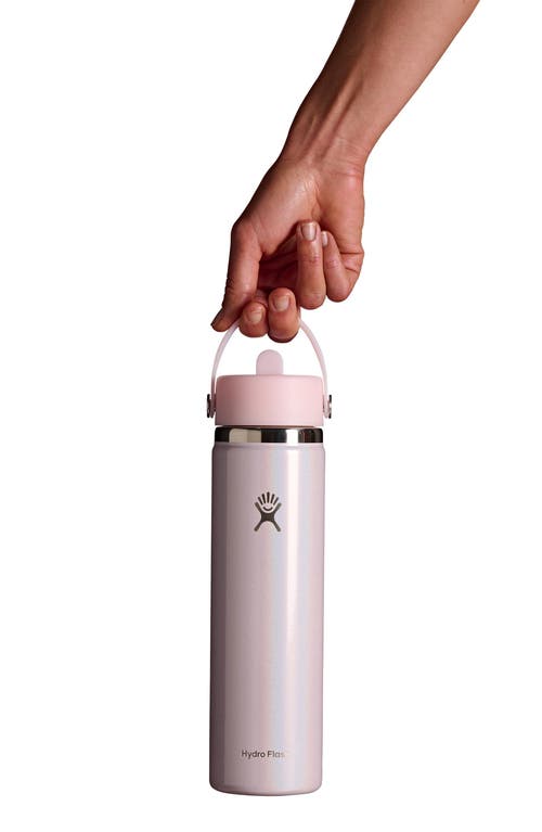 Hydro Flask 24-ounce Wide Mouth Flex Straw Cap Bottle In Pink
