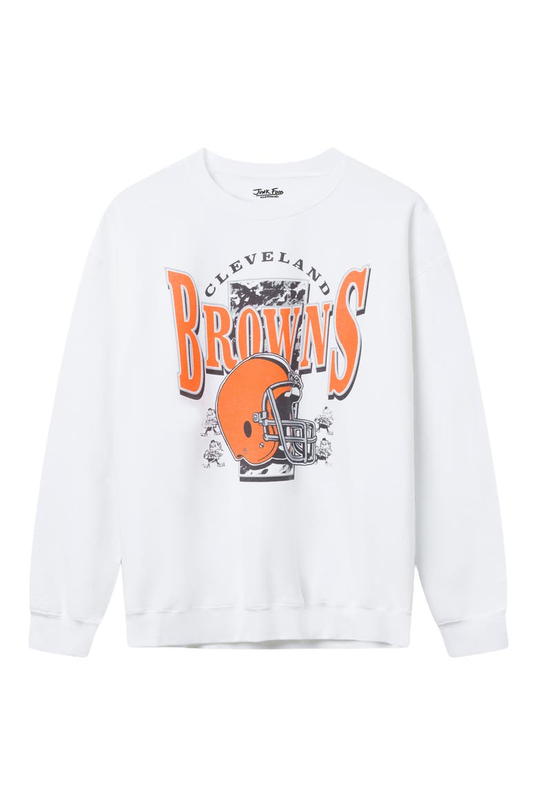 Cleveland Browns Conversion Graphic Sweatshirt, Main, color, WHITE