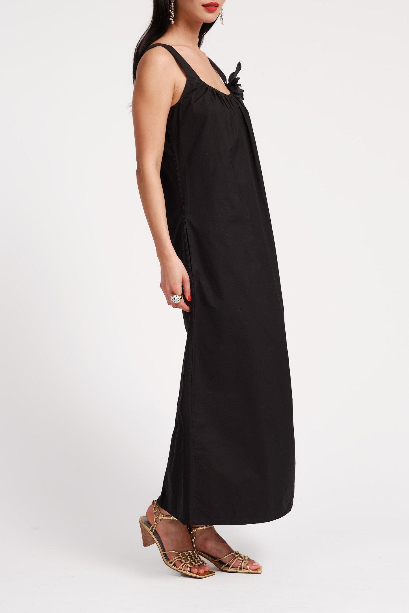 Lynda Maxi Dress Solid - image 2