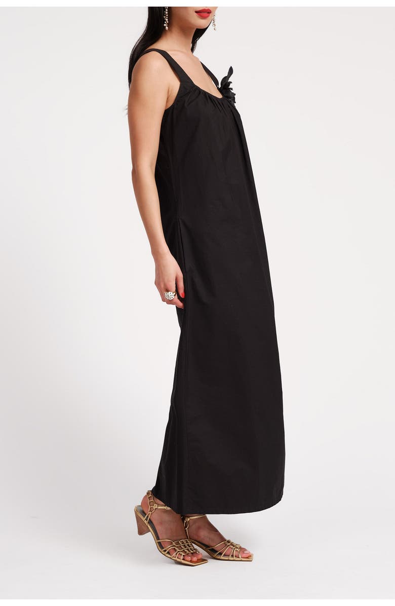 Frances Valentine Lynda Maxi Dress Solid, Alternate, color, Black