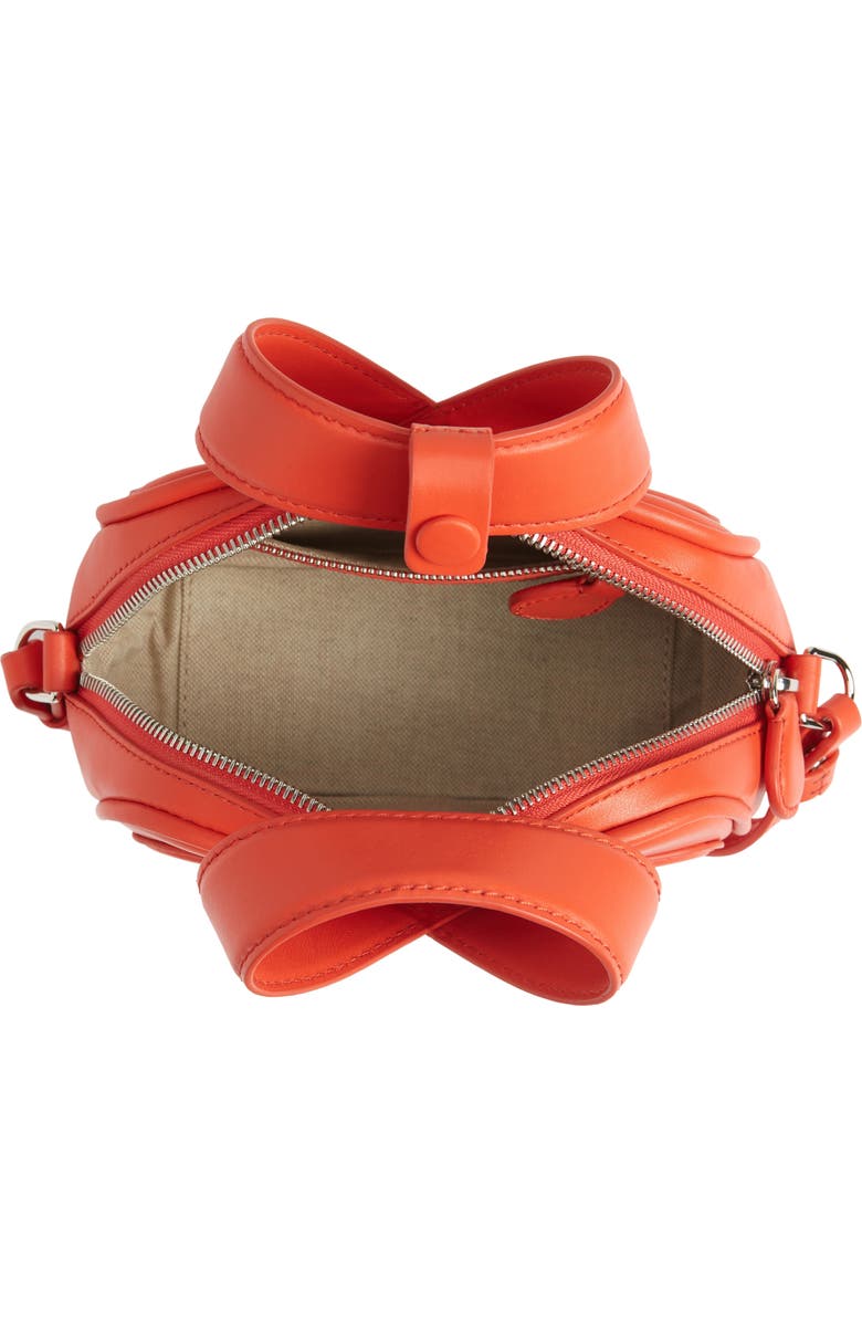 Courrèges Mini Loop Leather Crossbody Bag, Alternate, color,