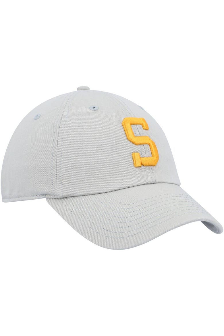 Men's '47 Gray Pittsburgh Steelers Clean Up Legacy Adjustable Hat, Alternate, color, Gray